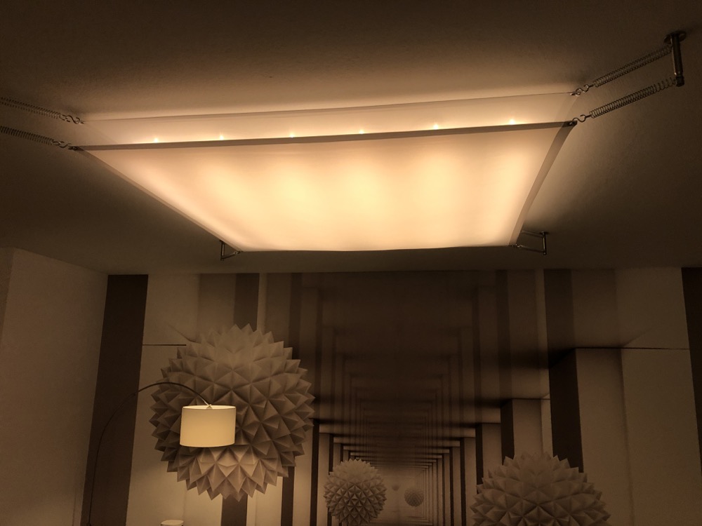 Hueblog: Show your Hue: Double LightStrips under a light canopy