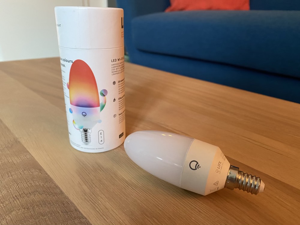 Hueblog: First look at the LIFX Candle Colour: the multicoloured candle lamp