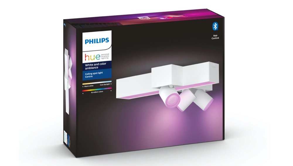 Sotel  Philips Hue White and Color ambiance Plafonnier Centris 4 spots