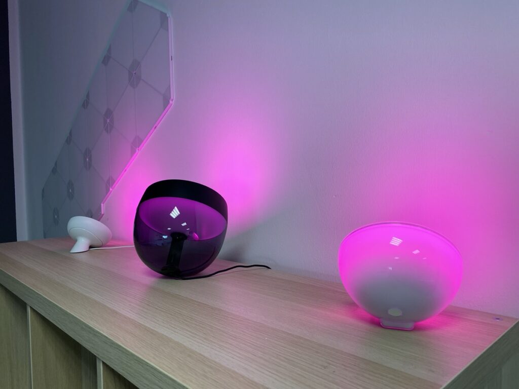 In direct comparison Hue Go, Hue Bloom and Hue Iris
