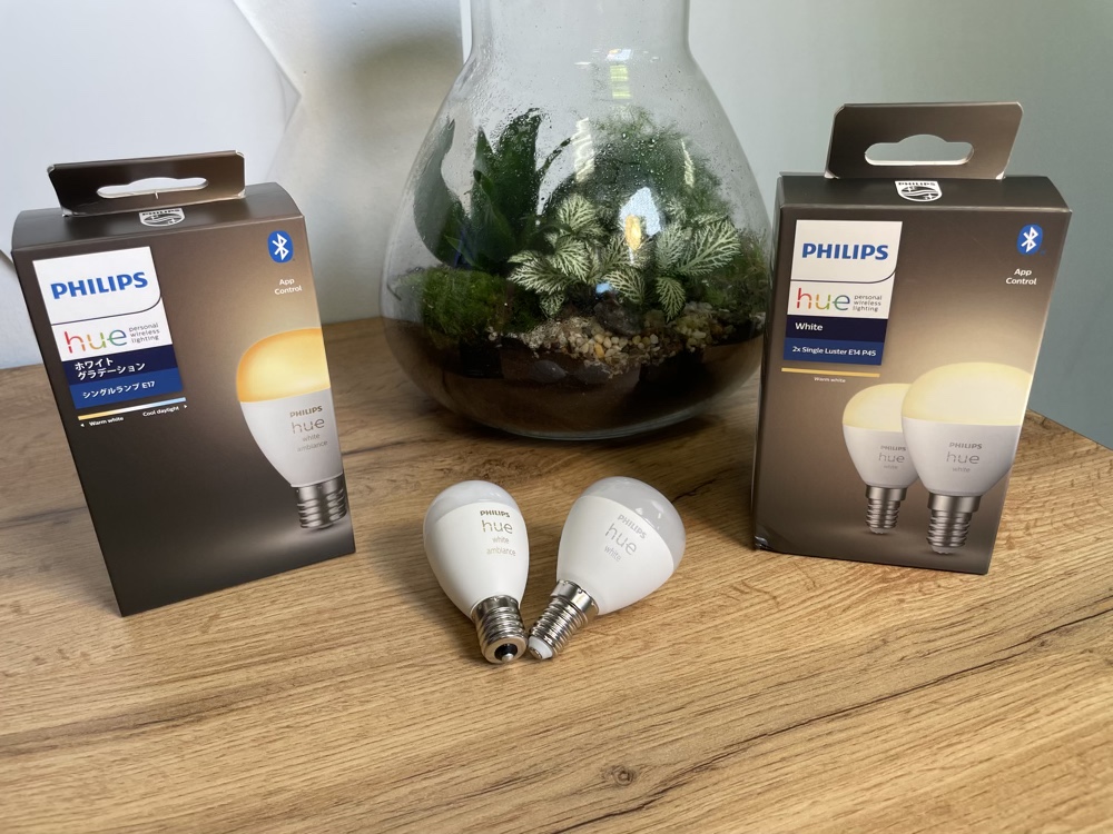 Hueblog: Philips Hue E14 Luster: First impressions of the White Ambiance model