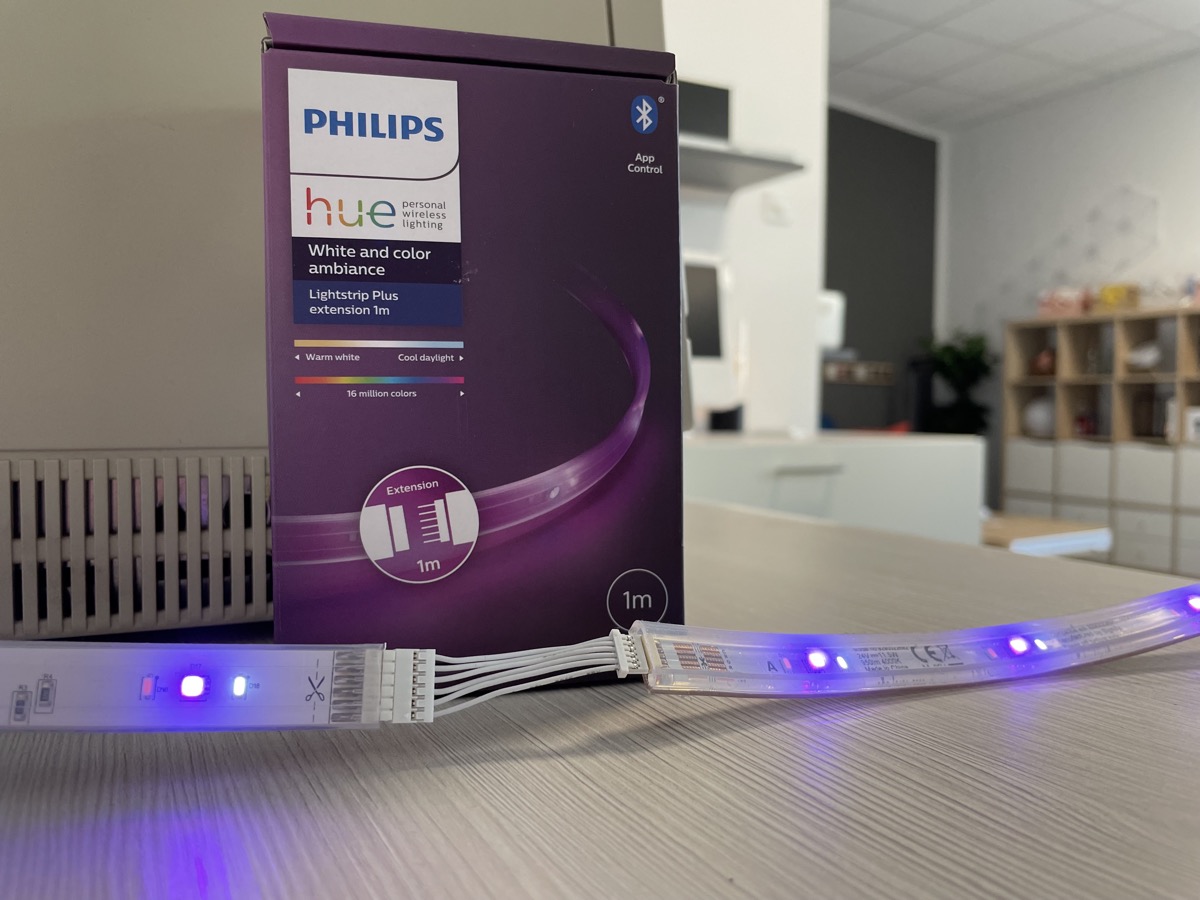 surfing tyran Grape Old Philips Hue Lightstrips can finally be extended again - Hueblog.com