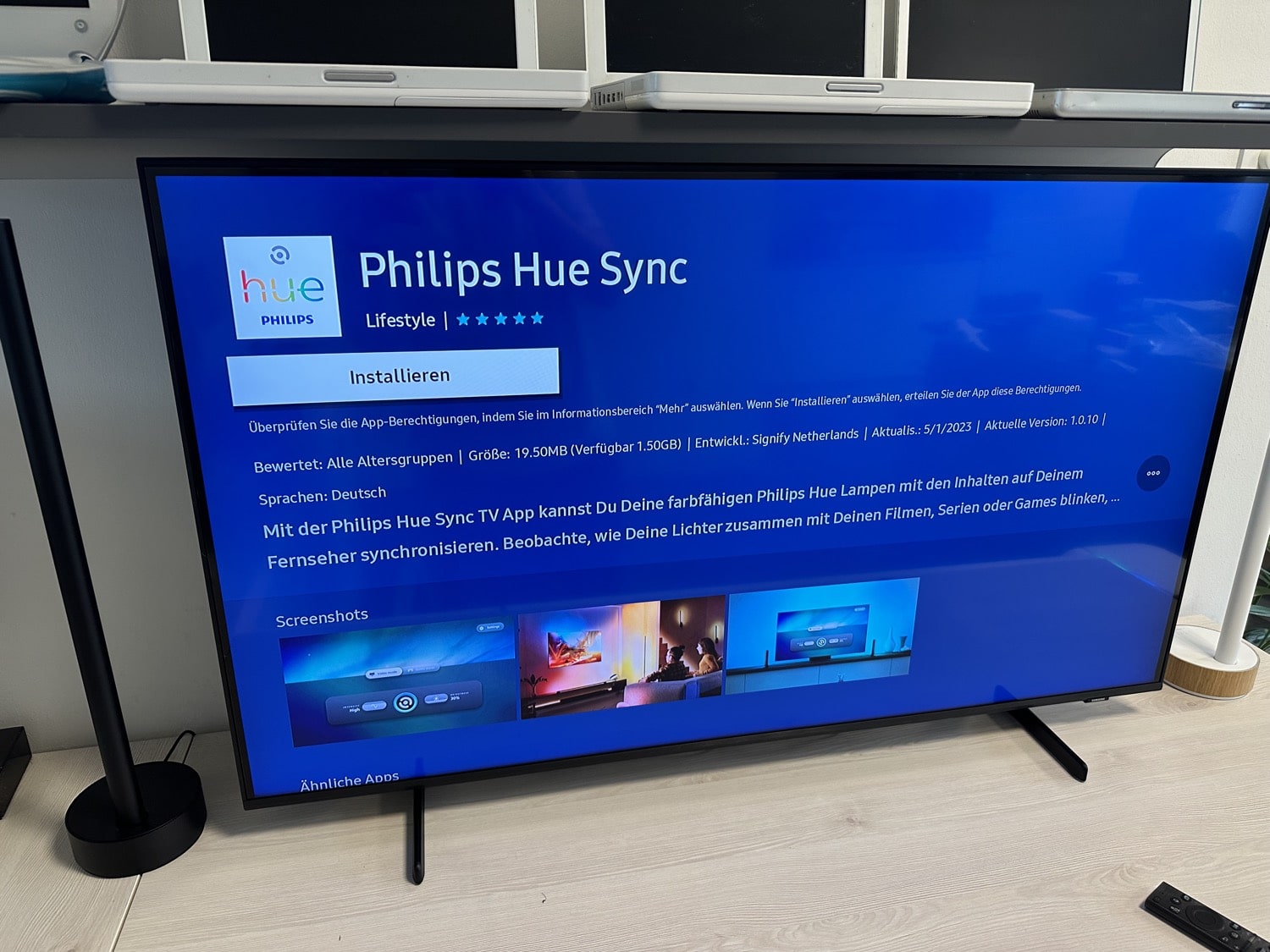 First impression: The Philips Hue Sync TV app 