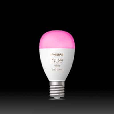 This problem is solved by the new Philips Hue E14 Luster 