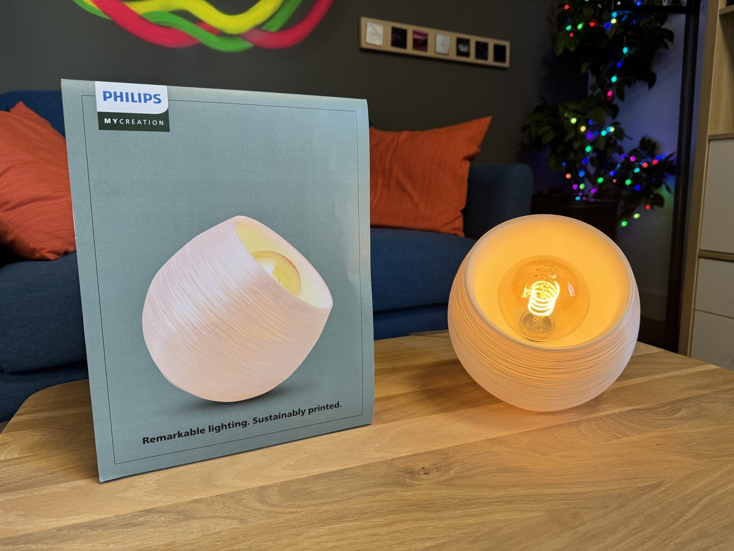 Hueblog: Philips MyCreation: Table lamp from the 3D printer
